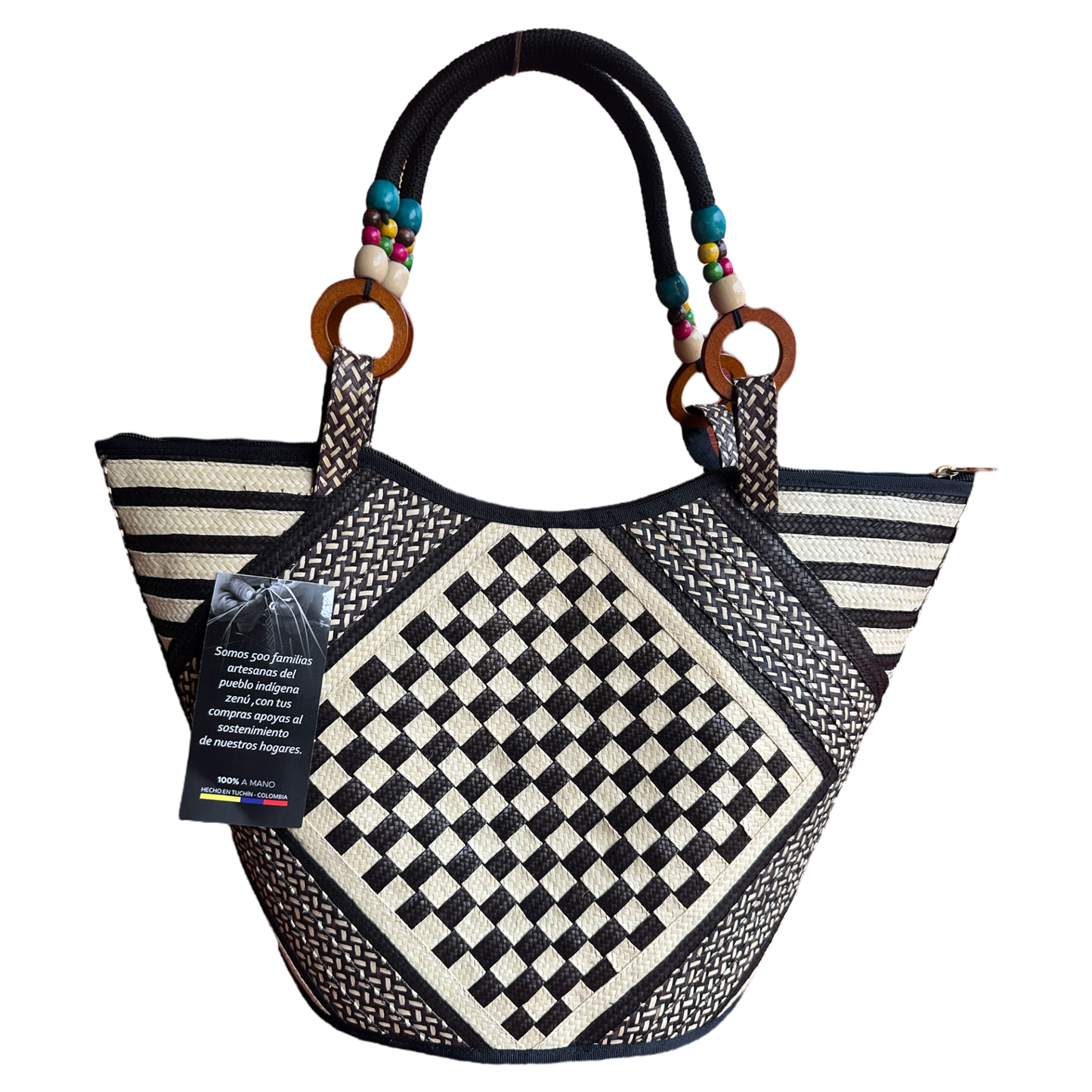 Chessboard Chic Tote